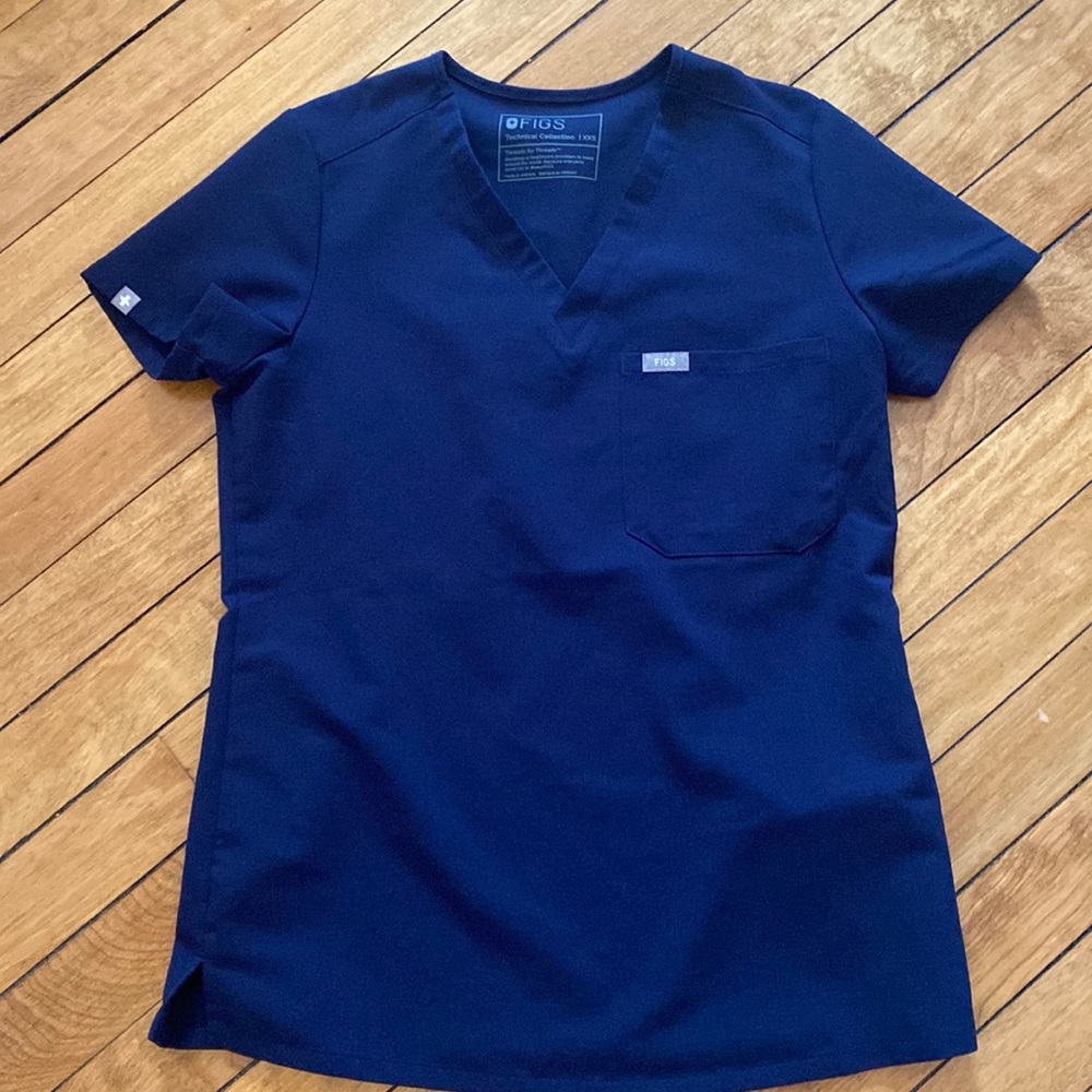 Figs Catarina one pocket top xxs navy